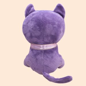 Mannxitzdy Sailor Plush Doll, Purple Cat Plush Stuffed Animal Cartoon Plushie Cute Soft Sofa Plush Toy Figure Pillow Cushion,10 Inch