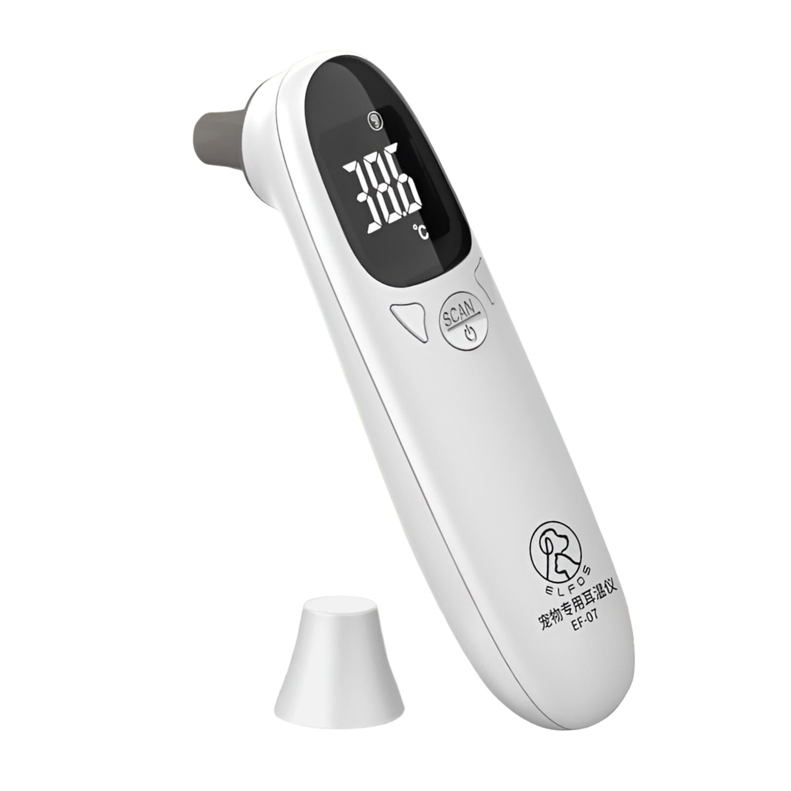 Pet Thermometers - Veterinary LED Display Thermometers, Veterinary Fever Detectors | Dogs Accurate duall Mode Thermometers, Pet Temperature Monitoring Devices for Baby Cats and Dogs Cows Pigs