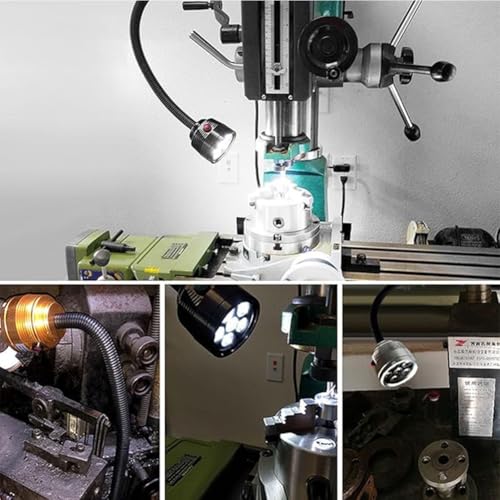 LED Work Light 6W Industrial Machine Lights 24V/220V With Plus Long Gooseneck Lamp Waterproof IP54 Long Service Life Used For All Types Of Machine Tool Lighting All Types Of CNC Lighting(24v)