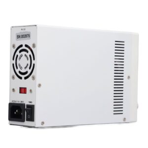 DC Power Supply Digital Display 0‑60V 0‑5A Output DC Variable Power Supply 300W White Color Bench Laboratory Adjustable Switching Regulated Power Supply (US Plug)