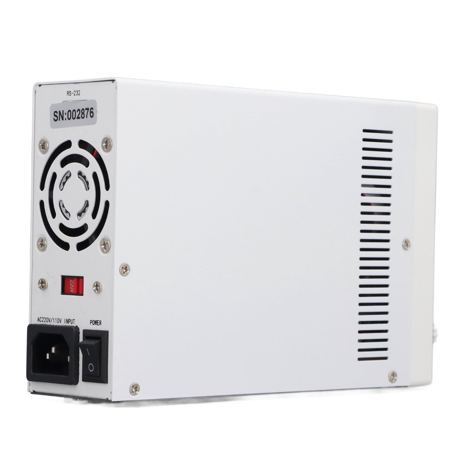 DC Power Supply Digital Display 0‑60V 0‑5A Output DC Variable Power Supply 300W White Color Bench Laboratory Adjustable Switching Regulated Power Supply (US Plug)