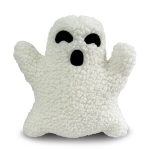 yunranzi ghost pillow plush, 12 inch cute ghost halloween christmas party throw pillows, stuffed ghost shaped decorative spooky pillows outdoor home cushion decorations (ghost)