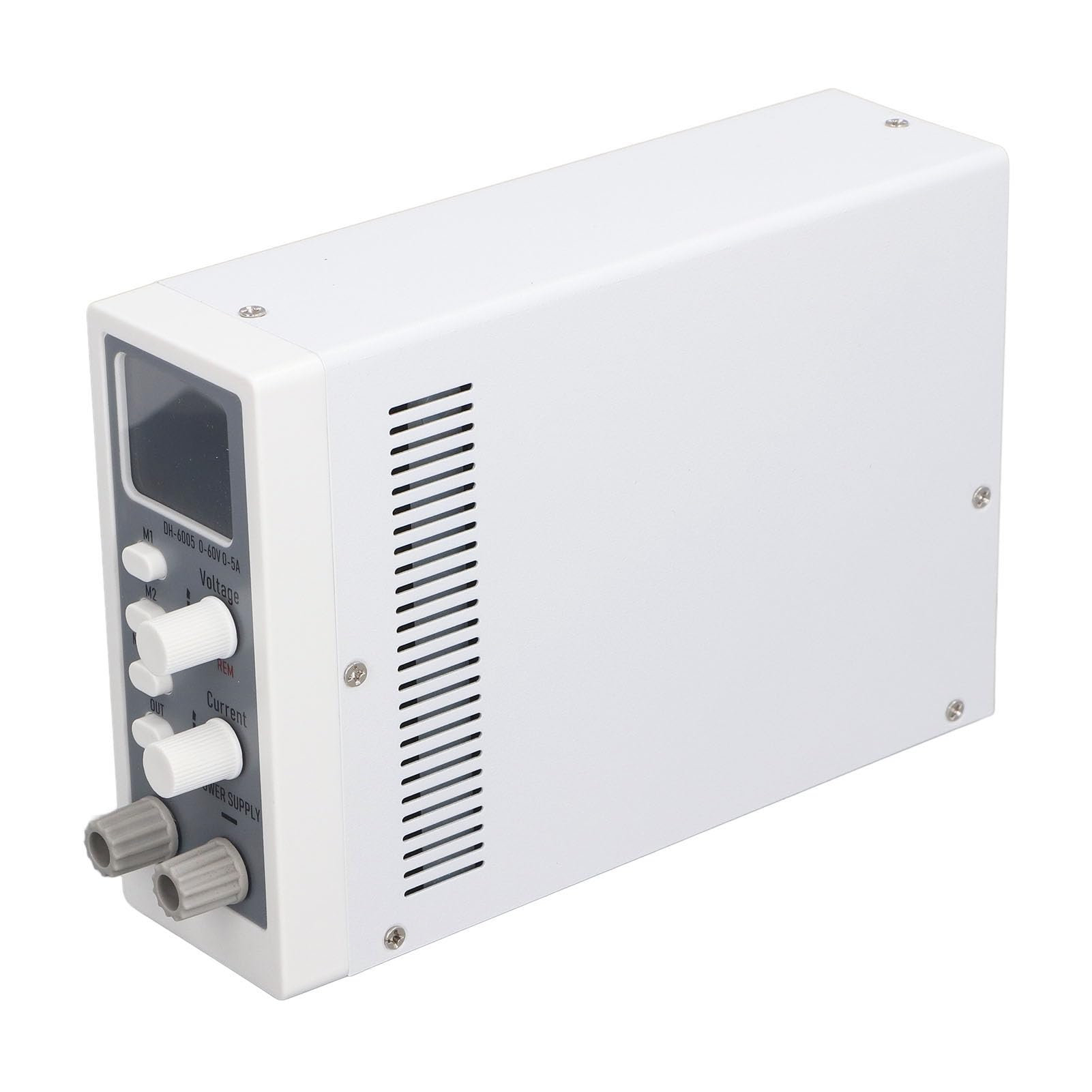 DC Power Supply Digital Display 0‑60V 0‑5A Output DC Variable Power Supply 300W White Color Bench Laboratory Adjustable Switching Regulated Power Supply (US Plug)