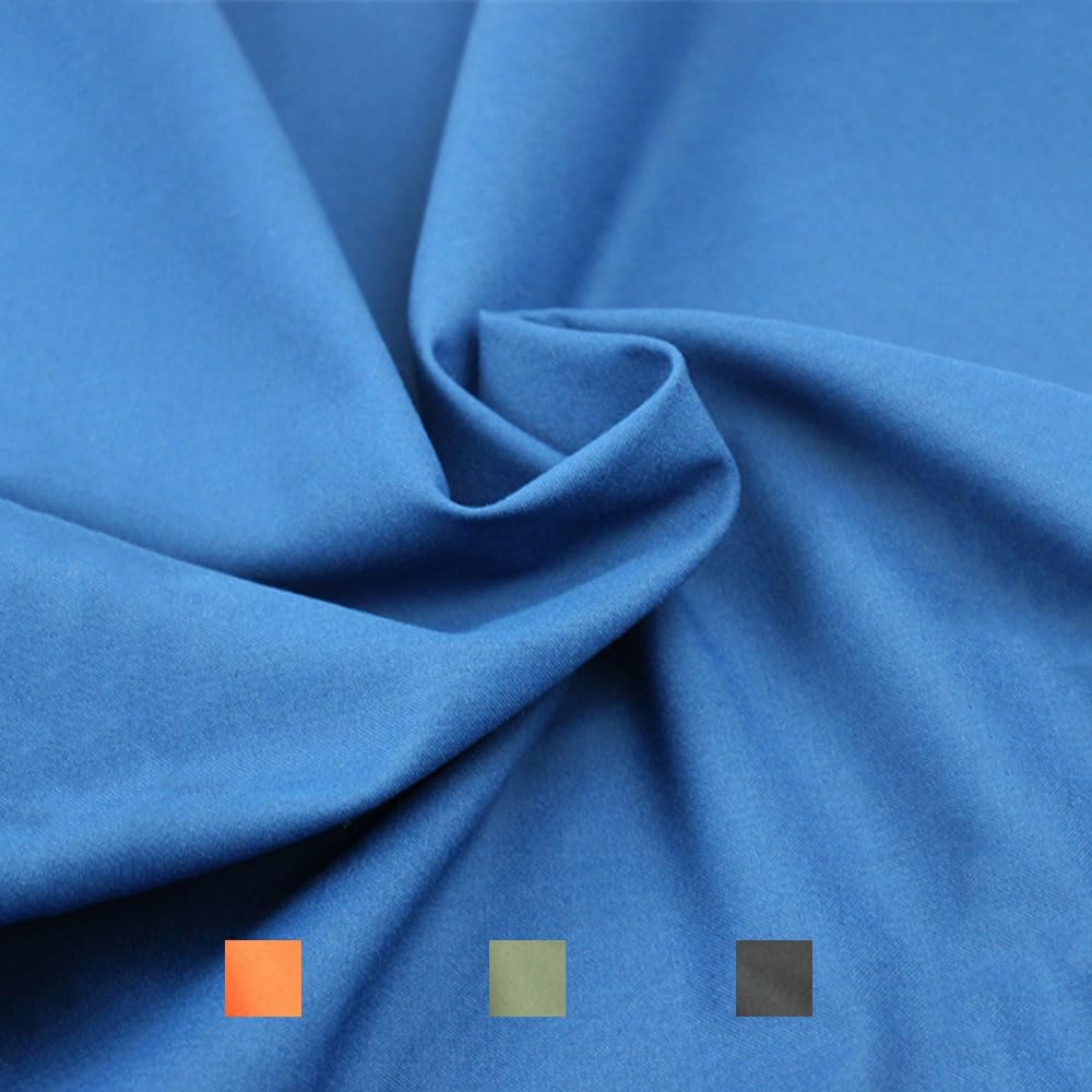 Aramid Flame Retardant IIIA Fabric 1313 meta-Aramid Flame Retardant, Flame Retardant, High Temperature Resistant, Tear Resistant Kvela Fabric (Royal Blue 200gsm, 1.5M/59in*0.5M/19.6in)