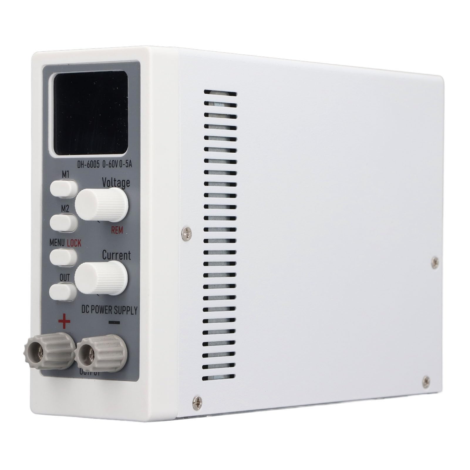 DC Power Supply Digital Display 0‑60V 0‑5A Output DC Variable Power Supply 300W White Color Bench Laboratory Adjustable Switching Regulated Power Supply (US Plug)