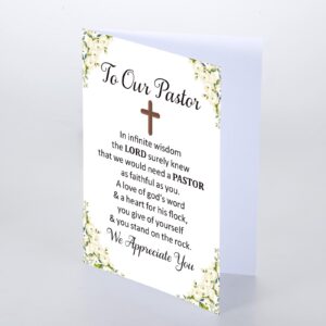 Pastor Appreciation Cards, Pastor Appreciation Gifts, Pastor Appreciation Gifts for Men, Appreciation Thank You Cards for Pastor, Ordination card, Pastor Anniversary Birthday Card, Christmas Stockings