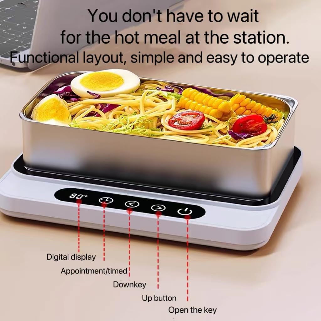 hot Plate，Electric Warming Tray， Warming mat for Food，Mini Microwave，Mug Warmer， Desk with Automatic Constant Temperature,Coffee Warmer for Desk， forBeverage, Milk, Tea and Hot Chocolate (White)