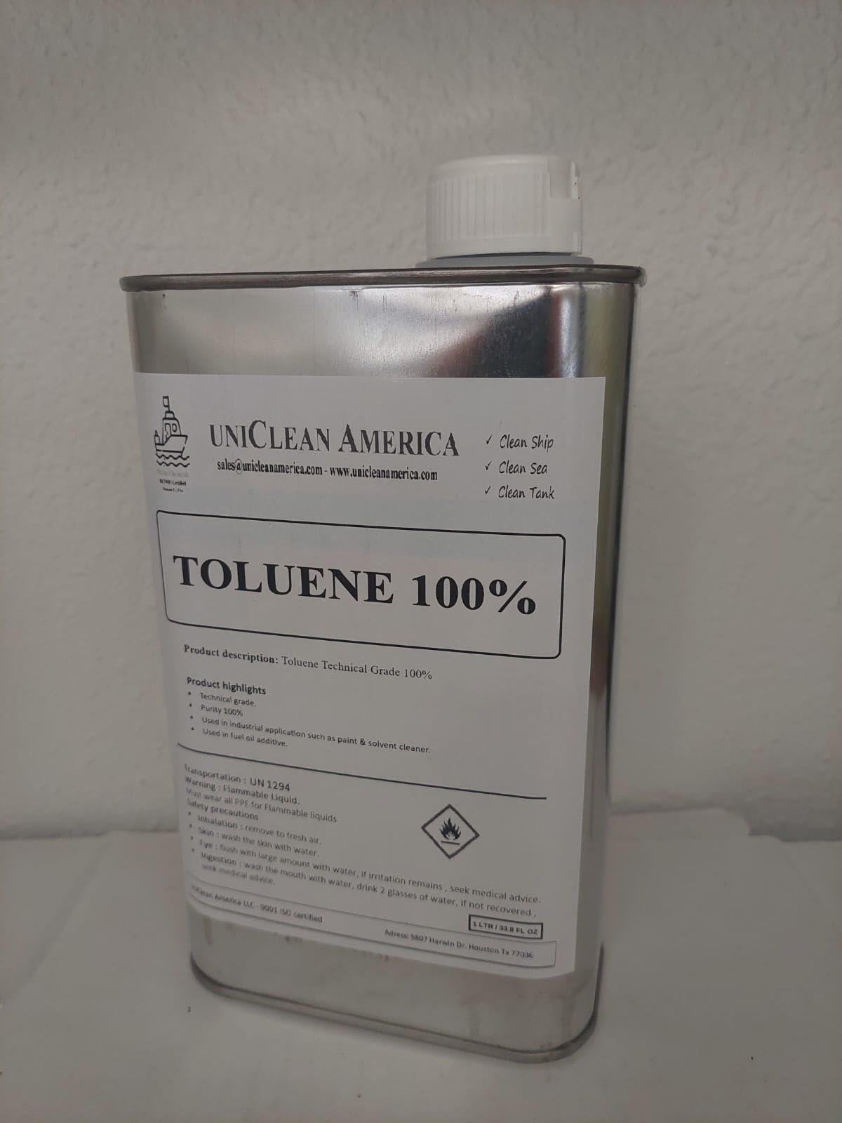 Toluene - HIGH Purity Solvent - Made in USA - 4 Liter / 135 fl oz