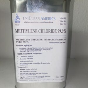 Methylene Chloride 99.9% Purity - Dichloromethane - Made in USA - 4 Liter / 135 fl oz