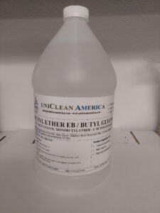 uniclean america butyl ether eb - glycol ether eb - butyl glycol / 2- butoxyethanol/ethylene glycol mono butyl ether 99.9% - made in usa - size: 64 fl oz