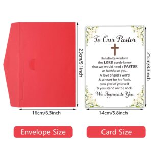 Pastor Appreciation Cards, Pastor Appreciation Gifts, Pastor Appreciation Gifts for Men, Appreciation Thank You Cards for Pastor, Ordination card, Pastor Anniversary Birthday Card, Christmas Stockings