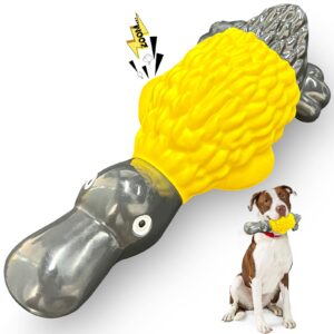 jeefome dog chew toys: squeaky dog toys- dog toys for medium dogs to keep them busy (grey)