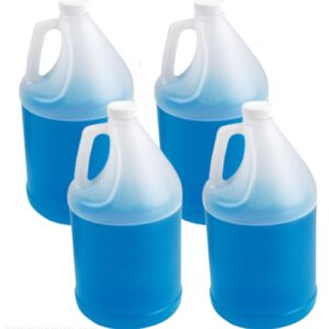 BOTTLE DEPOT USA 4 PACK 1-Gallon Empty Plastic Jugs, Reusable With Shipping Box, Food-Safe, BPA Free | Heavy-Duty HDPE | With White Tamper Evident Screw Caps