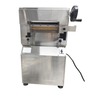 INTSUPERMAI Electric Dough Roller Sheet Maker for Noodles Commercial Pasta Maker Noodle Machine Noodle Pressing Machine for Dumplings Noodles 110V 1.5KW 35KG/H with 3mm Cutter