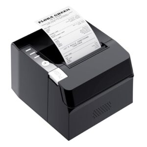 miemieyo pos receipt printer, 80mm thermal printer, esc/pos, restaurant kitchen printer support cash drawer,usb serial ethernet receipts printer for small business