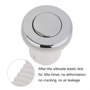 Air Button Switch,Waterproof Air Pressure Bath Switch, Tub Spa Massage Bath Garbage Waste Disposal Toy Air Switch Push Button