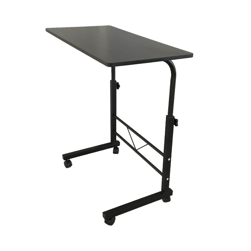 Height Adjustable Computer Desk for Home Office - Standing Table On Wheels - Stylish and Efficient Workspace