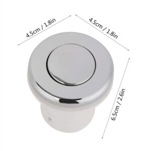 Air Button Switch,Waterproof Air Pressure Bath Switch, Tub Spa Massage Bath Garbage Waste Disposal Toy Air Switch Push Button