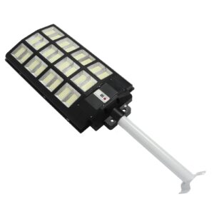 PZLVAME 1200W Solar Street Light 100000LM 280?360㎡ Area Lighting with Motion Sensor, 220° Wide Angle Lighting, Remote Control, IP67 Protection