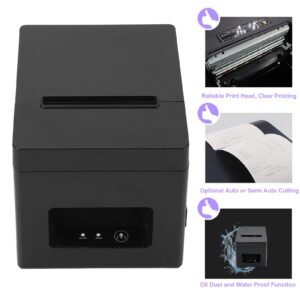 Marhynchus Thermal Receipt Printer with Automatic Cutter, 80mm POS Receipt Printer for Restaurant, Shopping Mall Support Cash Drawer (US Plug)