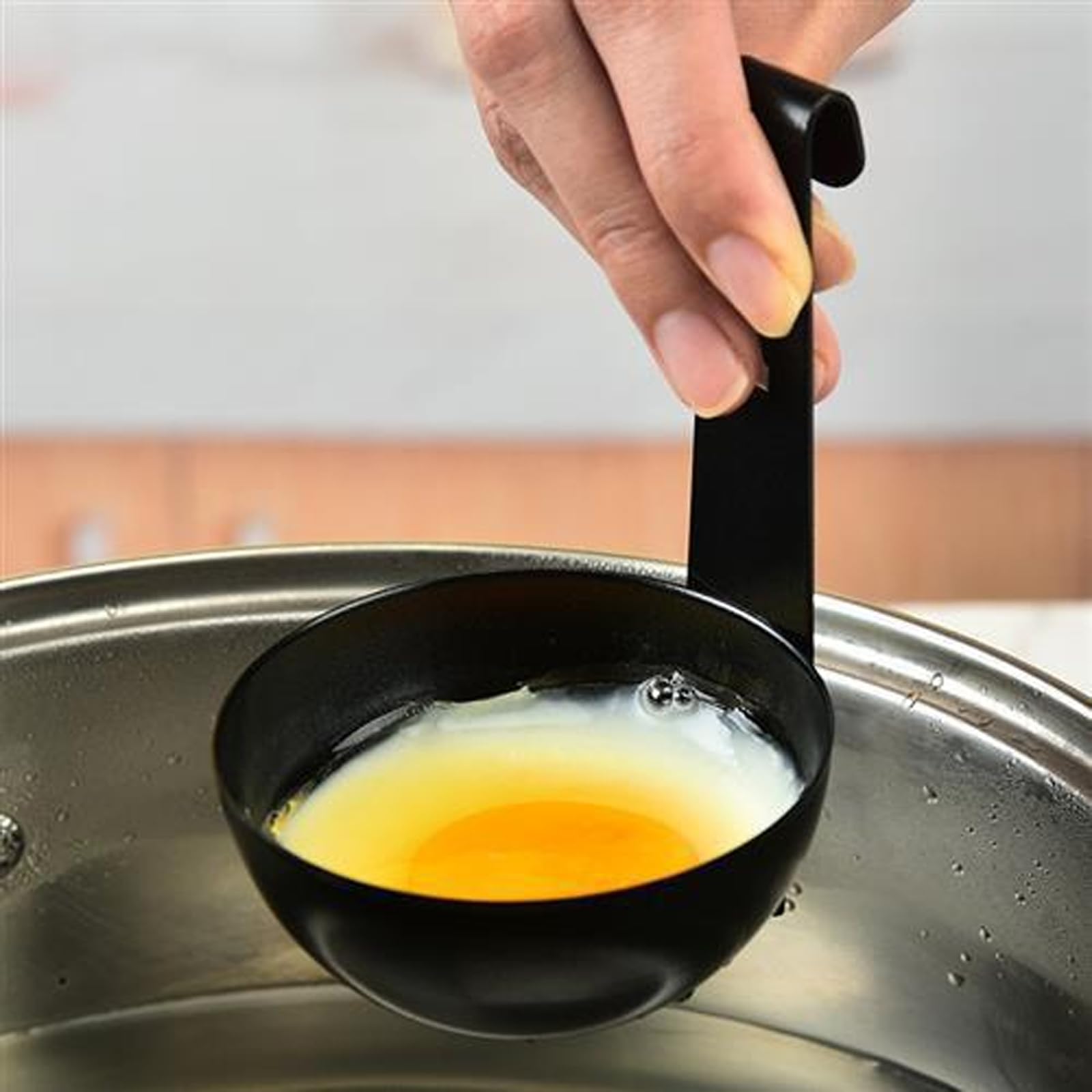 Egg Poacher Stainless Steel Egg Poaching Cup Egg Boiled Cup Egg Boiled ladle Egg Cooker