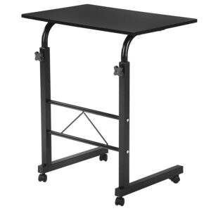 Height Adjustable Computer Desk for Home Office - Standing Table On Wheels - Stylish and Efficient Workspace