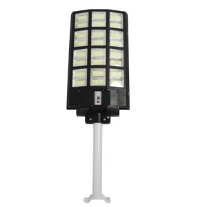 pzlvame 1200w solar street light 100000lm 280?360㎡ area lighting with motion sensor, 220° wide angle lighting, remote control, ip67 protection