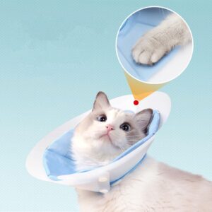 PASNMKvn Lightweight Recovery Cone for Pets Kitten Small Large Dogs Recovery Collar Cone Neck Collar Double Layer