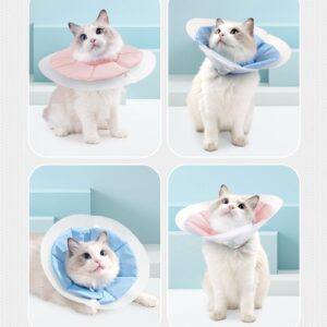 PASNMKvn Lightweight Recovery Cone for Pets Kitten Small Large Dogs Recovery Collar Cone Neck Collar Double Layer