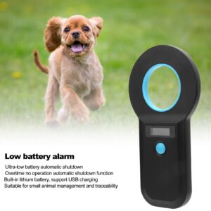 Pet Microchip Scanner, Dog Chip Scanner Microchip Scanner with Storage Function Animal Chip Reader Microchip Scanner for Handheld 134.2Khz 125Khz Rechargeable