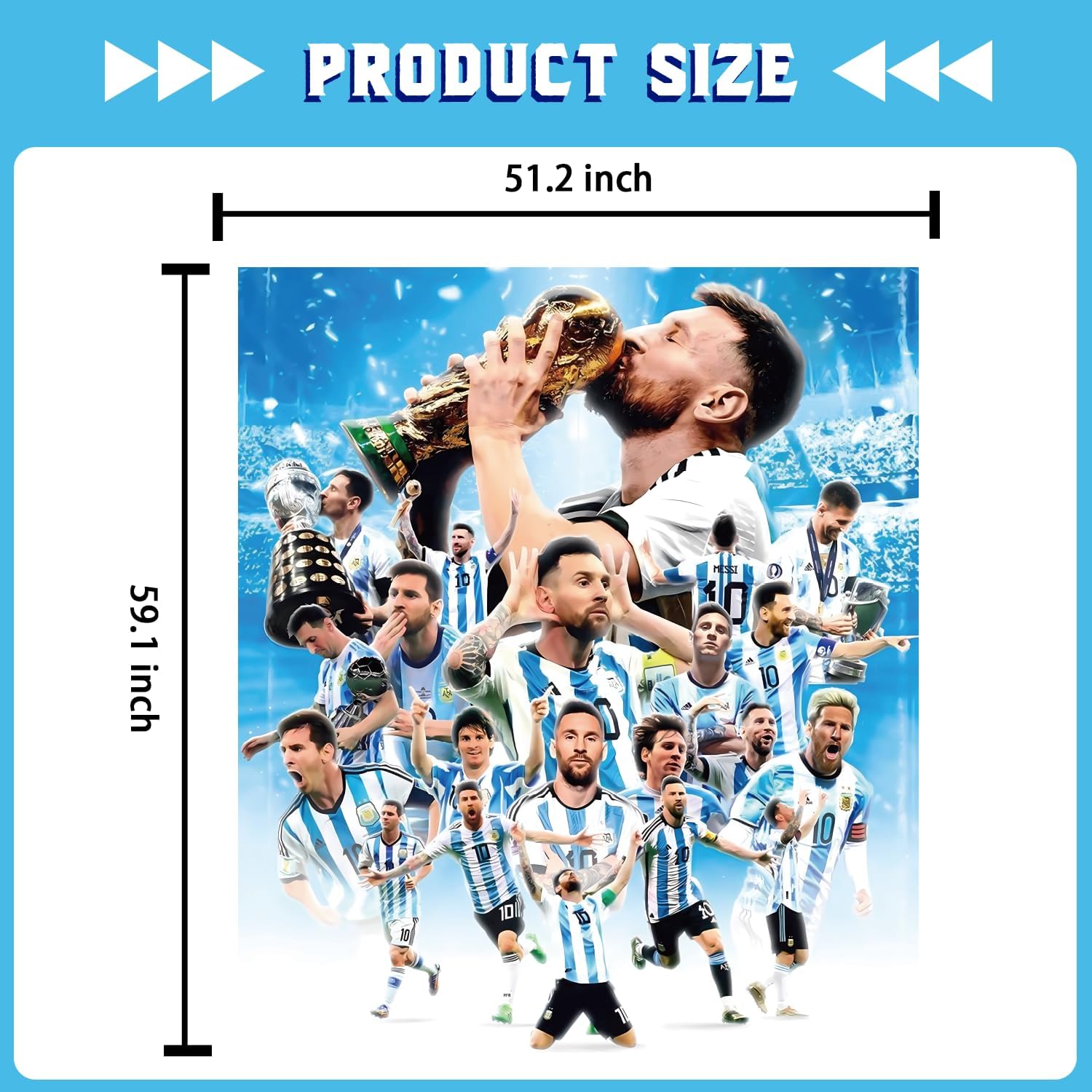 Soccer Blanket Football Player Soft Flannel Blankets Cozy Plush Throw Throws Outdoor Football for Bedding Boys Girls Adults Gifts 50''x60''