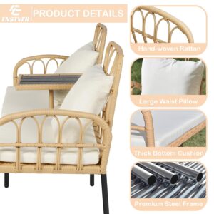 ENSTVER Outdoor Rattan Loveseat