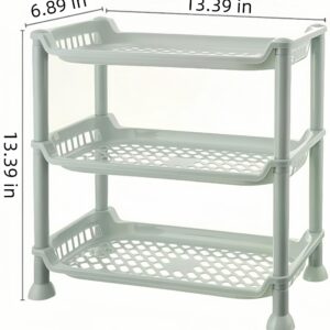 3 Tier Standing Shower Caddy Organizer Corner, Bathroom Shower Organizer Stand,Heavy Plastic Shower Shelf Caddy Corner for Shampoo, Shower Rack Stands for Inside Bathroom, Bathtub (White, 3 Tier)