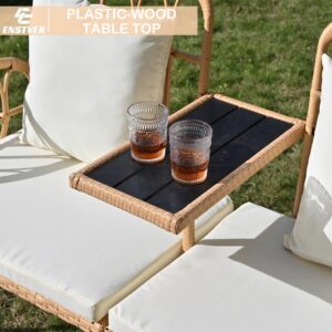 ENSTVER Outdoor Rattan Loveseat