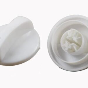 Plastic washing machine, dryer selector, washing machine timer control knob