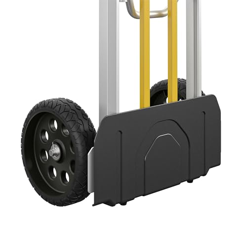 COSCO 12253BBY1E Next Generation 3-in-1 Folding Toe Plate Hand Truck, 800/1000 Pound Weight Capacity, Yellow