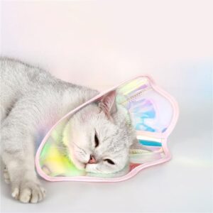 PASNMKvn AntiBite Injury Elizabethan Collar for Cats Dogs Safe Waterproofs Collar Pet Wound Recovery Licking Kitten Collar