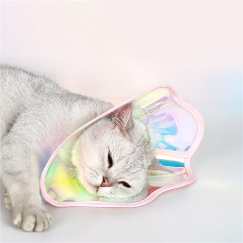 PASNMKvn AntiBite Injury Elizabethan Collar for Cats Dogs Safe Waterproofs Collar Pet Wound Recovery Licking Kitten Collar