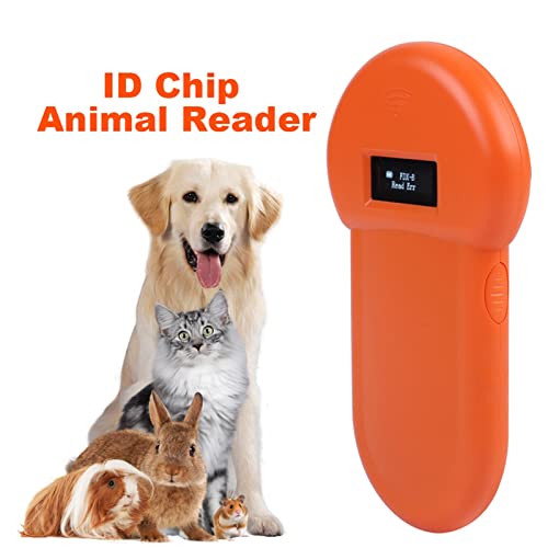 134.2Khz Microchip Scanner - Handheld RFID ID Reader for Animal Identification ISO 11784/85 Compatible