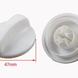 Plastic washing machine, dryer selector, washing machine timer control knob