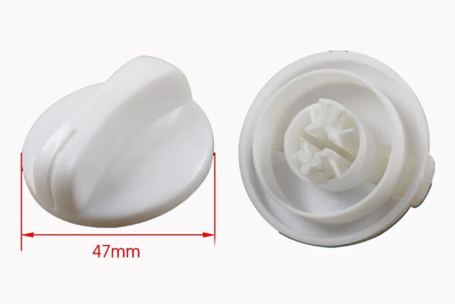 Plastic washing machine, dryer selector, washing machine timer control knob