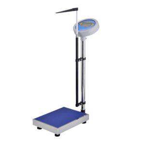 digital health scale with height rod, electronic height and weight physician scale capacity, 150kg capacity