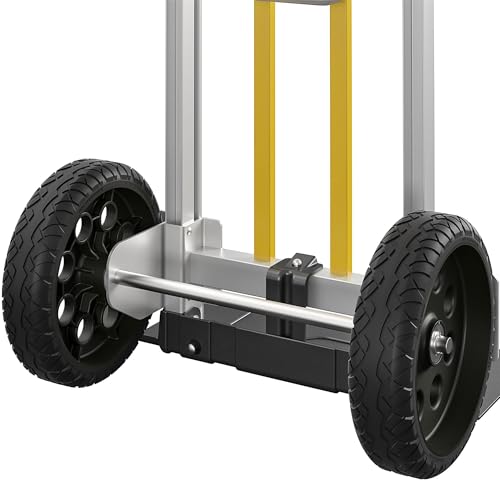 COSCO 12253BBY1E Next Generation 3-in-1 Folding Toe Plate Hand Truck, 800/1000 Pound Weight Capacity, Yellow