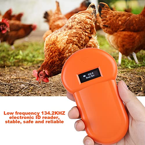 134.2Khz Microchip Scanner - Handheld RFID ID Reader for Animal Identification ISO 11784/85 Compatible