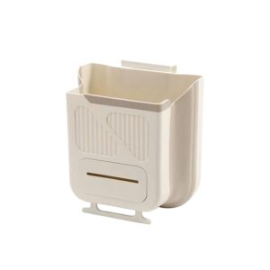 enttgo kitchen trash can folding household cabinet door wall-mounted厨房垃圾桶折叠家用橱柜门壁挂式拉圾收纳桶伸缩车载垃圾筒专用 kitchen accessories