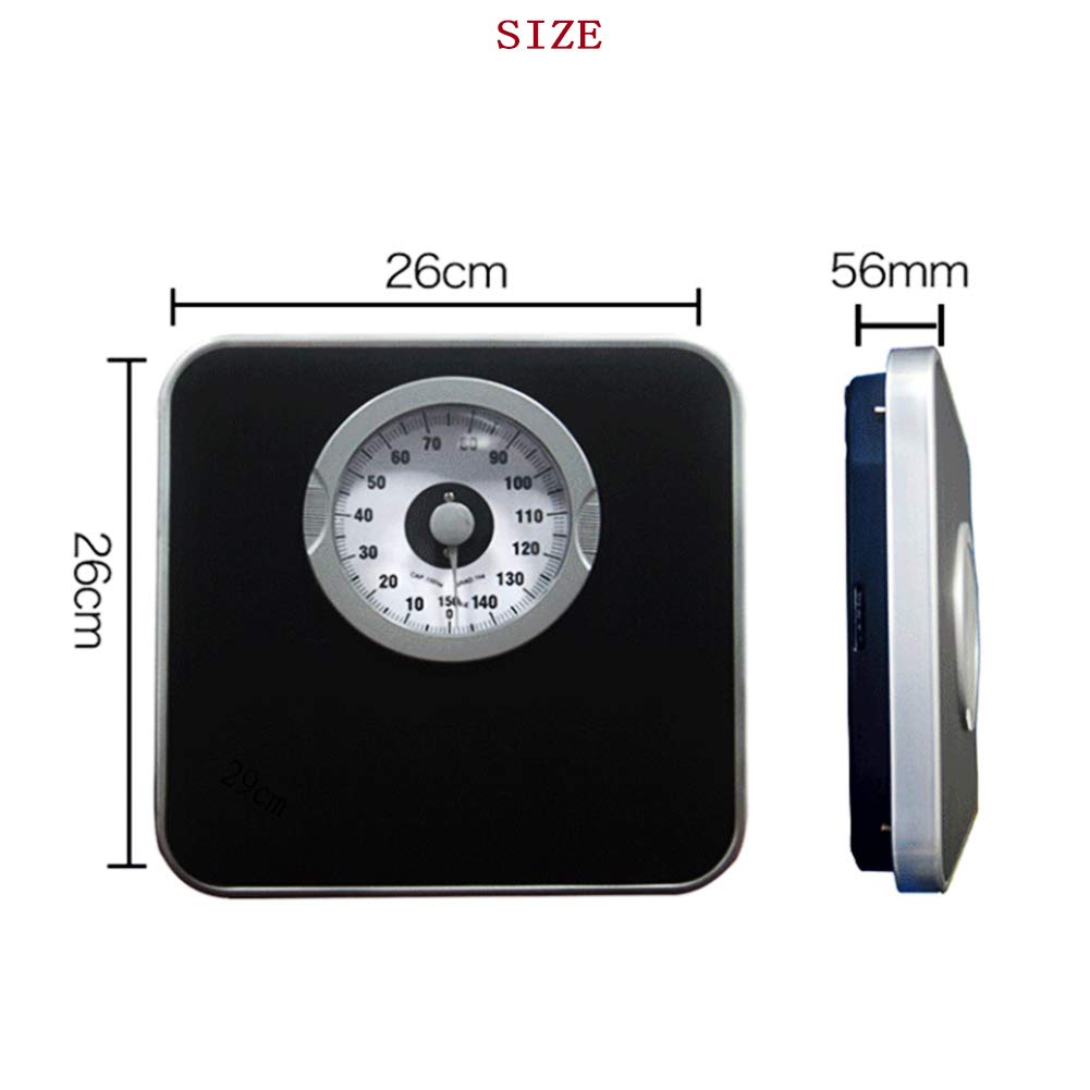 Mechanical Bathroom Scales - Academy Doctors Style, Fast, Accurate Reliable Weighing, Sturdy Platform, High Capacity 150kg