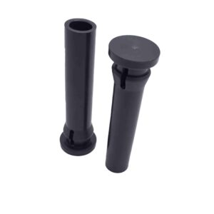 Stronger Wheelie Trash Can Bin Lid Hinge Pins, 2 Pack, for Rehrig Sierra Huskylite 95, Nylon