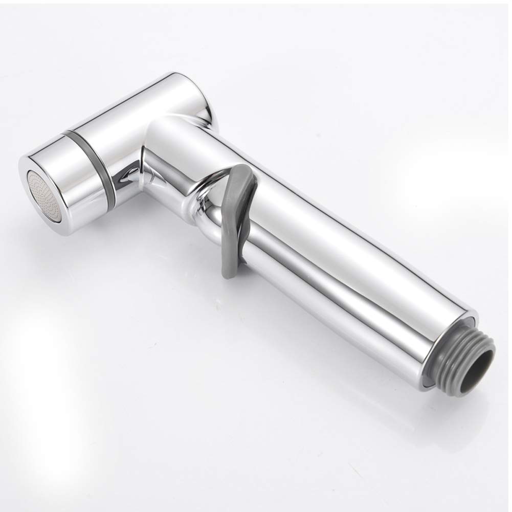 G1/2 Thread Plated ABS Stainless Steel Bidet Toilet Sprayer Head Handheld Bidet Sprayer Cloth Bathroom Diaper Sprayer for Kitchen and Toilet Cleaning