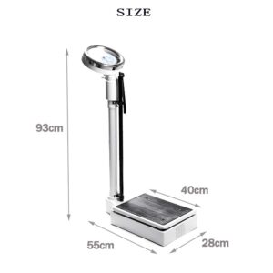 Mechanical Scale Height and Weight Scale Adult Child Physical Examination Instrument Oversized Dial Easy to Read