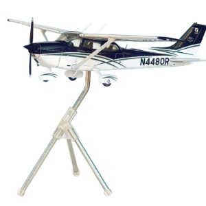 Sporty's Aviation Gifts Limited Edition C172 Skyhawk Die-Cast Model 1:72nd Scale with Display Stand